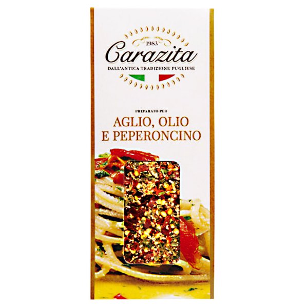 Aglio, Olio e Peperoncino Gewürz 80 g Pastificio Carazita