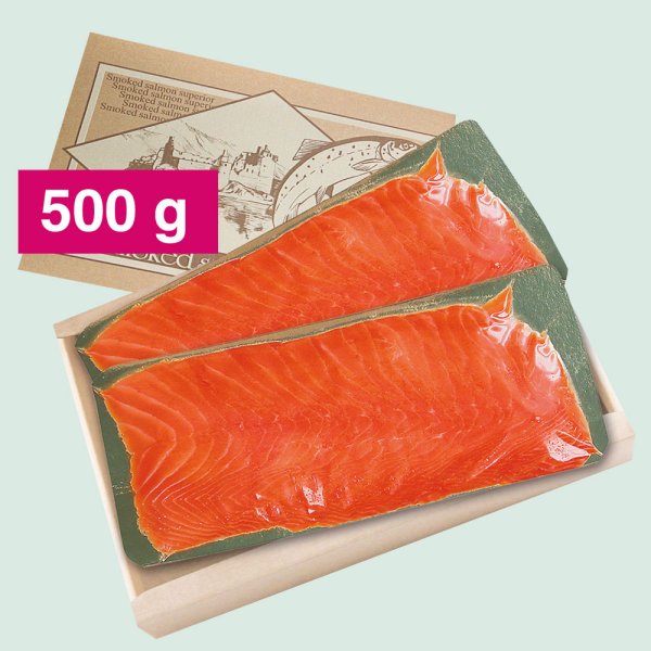 Norwegischer Räucherlachs 500 g